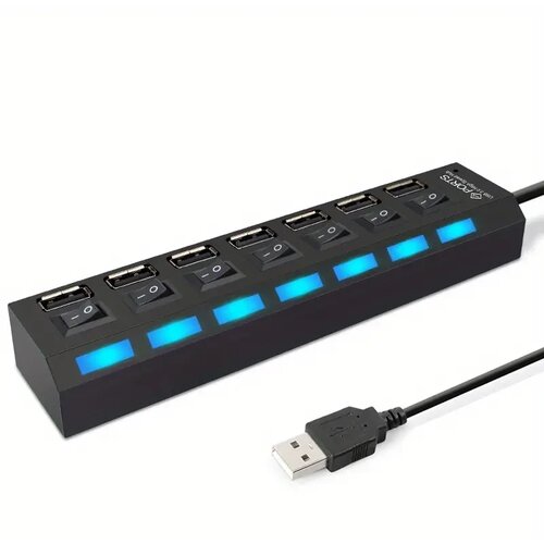  USB HUB 7u1 sa prekidačima 20cm Cijene