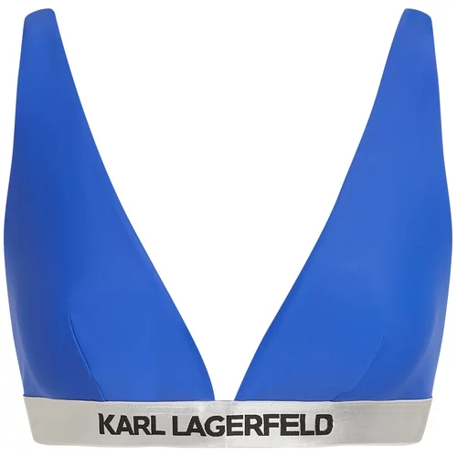 Karl Lagerfeld Bikini zgornji del modra / črna / srebrna