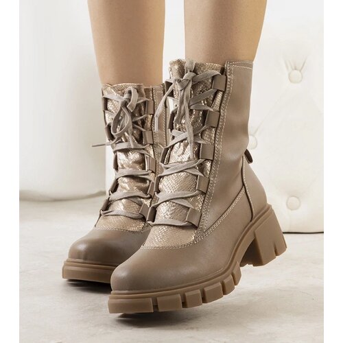 Gemre Brown women's ankle boots Alcaraz Cene