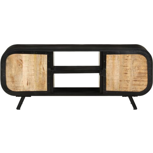 Maison Chic TV omarica - TV stojalo - Televizijska omarica 110x30x40 cm robusten mangov les, (21699004) Slike