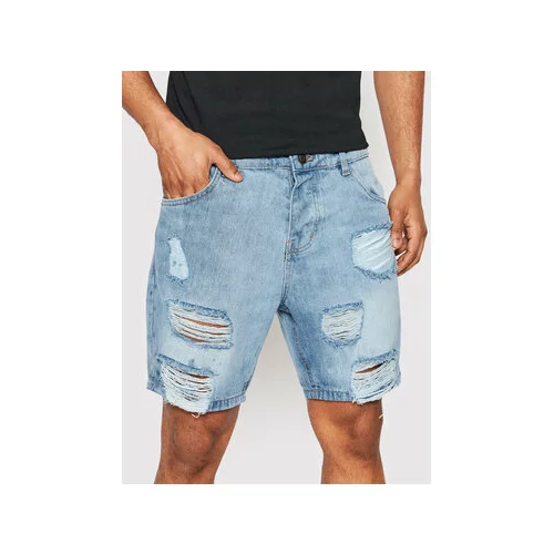Brave Soul Jeans kratke hlače MSRT-DUKE Modra Regular Fit