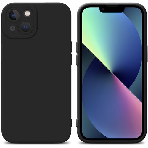 Cadorabo Ohi&amp;scaron;je, združljiv z Apple v tekoči črni barvi - za&amp;scaron;čitni pokrov iz fleksibilnega silikona TPU, (20602949) Slike