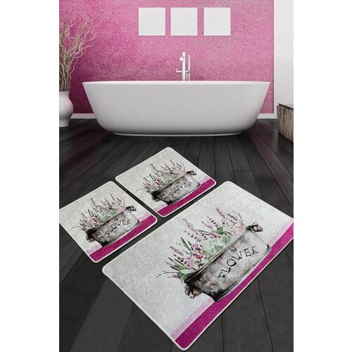  Polipra Djt Multicolor Bathmat Set (3 Pieces) Cijene