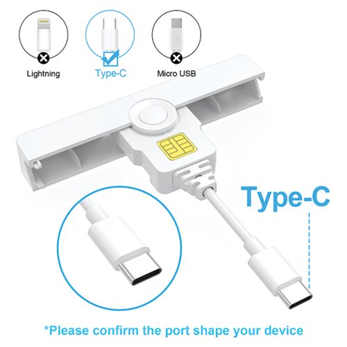 Kettz čitač smart kartice Tip C USB CR-K500C Cene