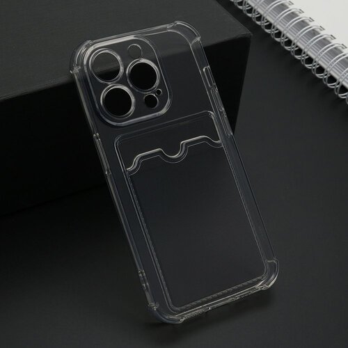 Maska card pocket za iphone 15 pro/ siva Slike