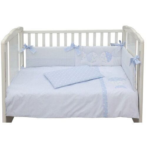 Magic baby Komplet Posteljine Ribice Slike