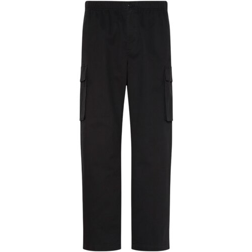 Calvin Klein Jeans Hlače COTTON PULL ON STRAI LV040EM616 Črna Slike