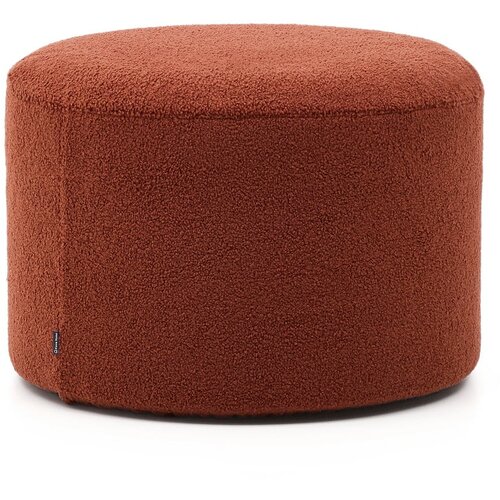 Kave Home Tabure od boucl&amp;eacute; tkanine boje terakote Kaeli &amp;ndash; Slike