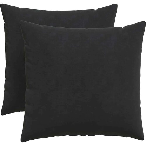 VidaXL jastučići za sofu 2 pcs crna 50 x 50 cm kordura tekstil Slike