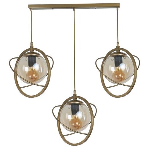 Opviq nepal 3 Lü Sıralı eskitme bal Camlı Sarkıt antique chandelier Cene