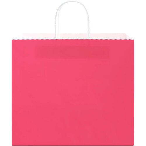  Papirnate vrećice 250 kom s ručkama ružičaste 32x22x28 cm Slike