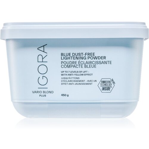 Schwarzkopf Professional IGORA Vario Blond Blue Dust-Free Lightening Powder posvjetljivač s glinom za plavu kosu 450 g Cijene