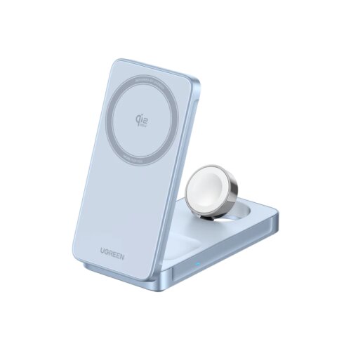 Ugreen 2-in-1 MagSafe brezžični polnilnik Qi2 25W Slike