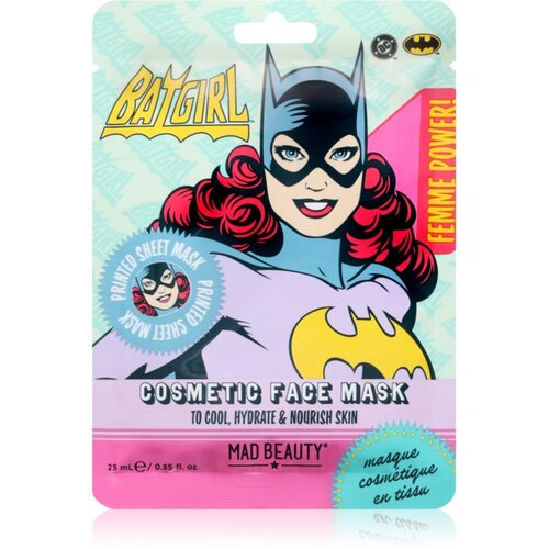 Mad Beauty DC Femme Power Batgirl vlažilna tekstilna maska 25 ml Slike