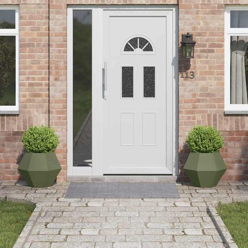 vidaXL Sadilica 2 pcs Maslinasto zelena 50 x 50 x 40 cm Čelik Cijene