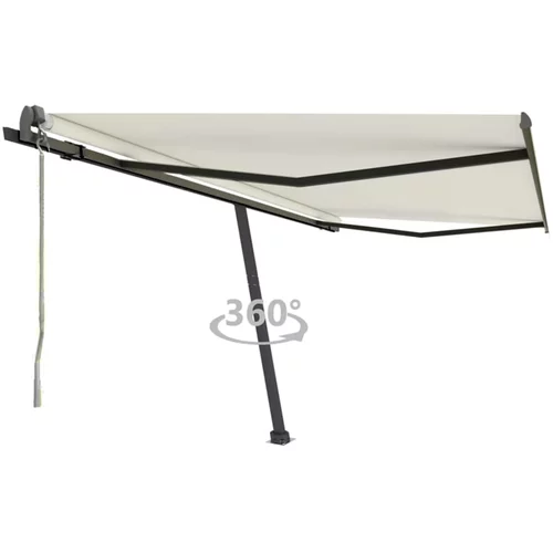  Samostojeća automatska tenda 400 x 300 cm krem