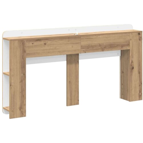 Glava kreveta s ormarićem Hrast artisan Konstruirano drvo - Hrast artisan 160 cm Cene