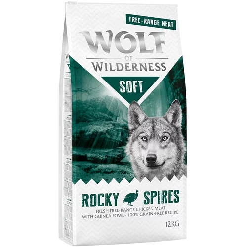 Wolf of Wilderness "Soft - Rocky Spires" - piletina iz slobodnog uzgoja i biserka - 2 x 12 kg