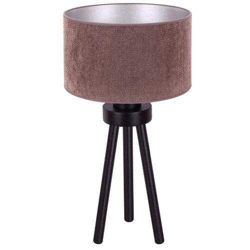  Duolla - Stona lampa LYON 1xE27/15W/230V prečnik 30 cm braon Slike