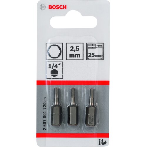 Bosch Extra Hard burgije za odvrtače, &amp;scaron;estostrane 2607001720 Slike
