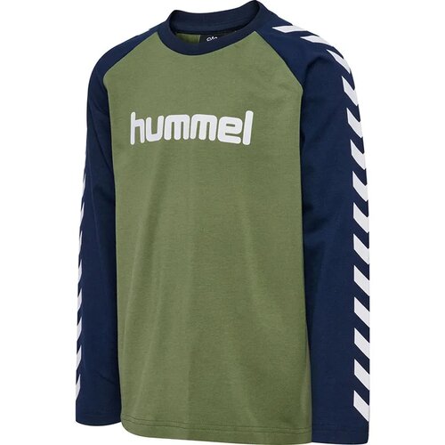 Hummel Majica za dečake sa dugim rukavima Boys L/S, Maslina-teget Slike