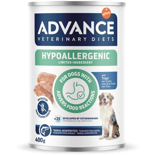 Advance Veterinary Diets Hypoallergenic - Pastrva (6 x 400 g) Cene