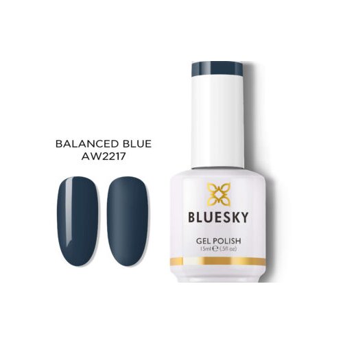  BLUESKY TRAJNI LAK BALANCED BLUE 15ML Slike