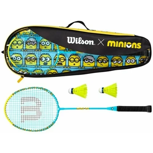 Wilson Minions 2.0 JR Badminton Set Blue/Black/Yellow