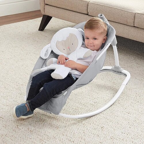 Kids II ležaljka rocking seat - cuddle lamb, 0-18kg SKU12118 Slike