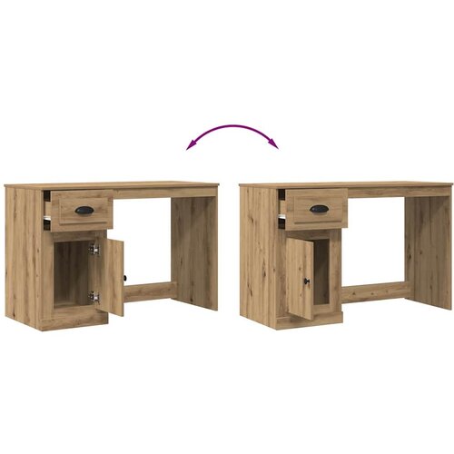  Stol Umjetnički hrast 50 x 115 x 75 cm Konstruirano drvo Slike