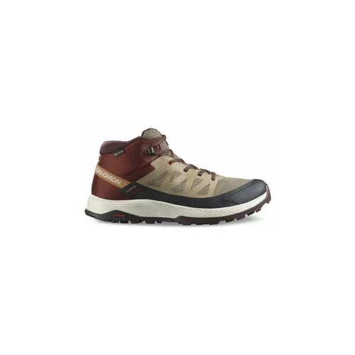 Salomon Trekking čevlji Outrise Mid Gtx L47143700 Rjava