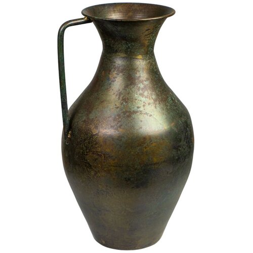  Vaza Romimex Antique Rjava Kovina Z ročajem Slike