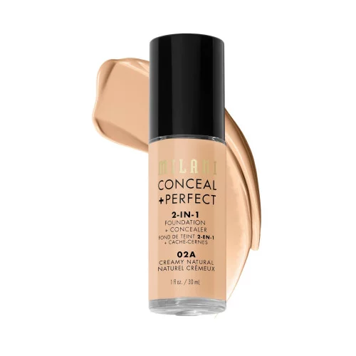 Milani Conceal + Perfect 2-In-1 Foundation and Concealer - 02A Creamy Natural
