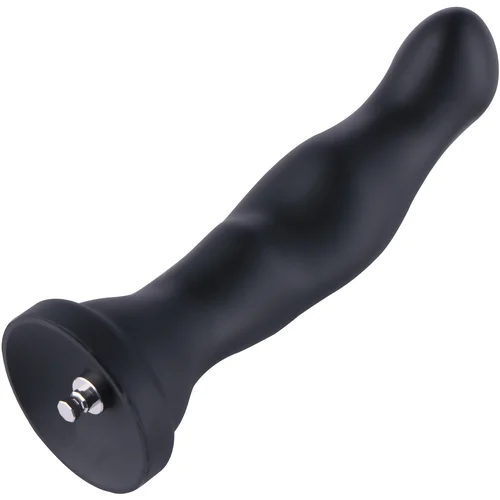 HiSmith HSA60 Bird's Head Silicone Anal Dildo KlicLok 21.6cm Black