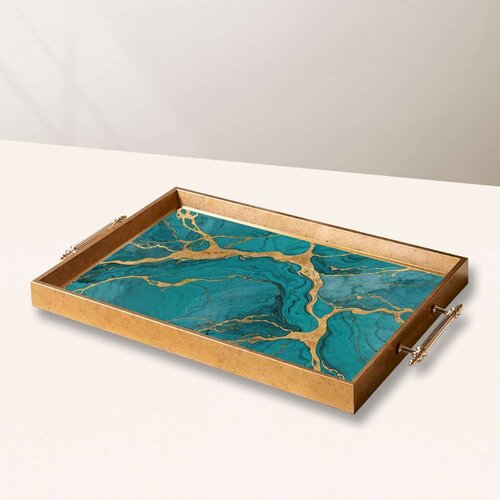 Aberto Design Poslužavnik TPEA10011 50 x 29 x 3.5 cm, Šareni Cene