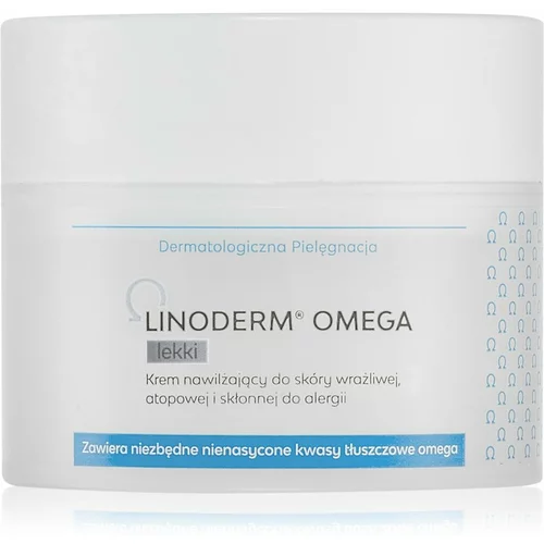 Linoderm Omega Light Cream lahka krema za obraz za občutljivo kožo 50 ml