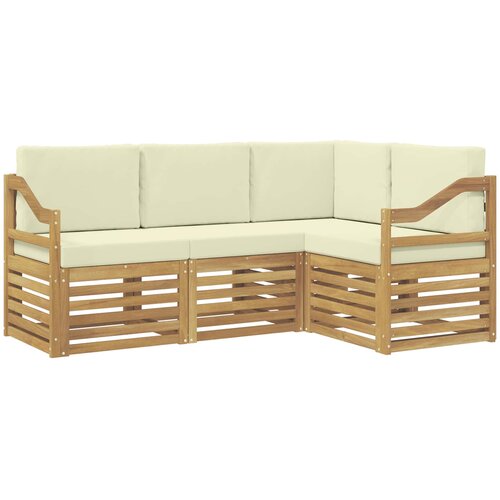  Set vanjskih sofa 4 kom. Bijela Slike