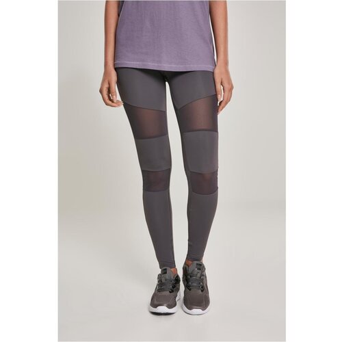 Urban Classics Ladies Tech Mesh Leggings dark grey Cene