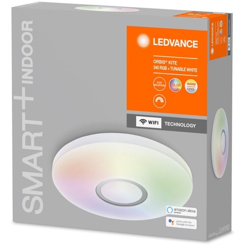 Ledvance LED RGBW prigu&amp;scaron;iva plafonska svetiljka SMART+ KITE LED/18W/230V Wi-Fi Slike