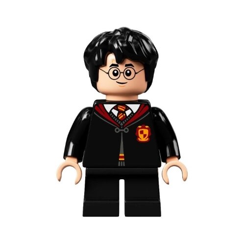 Lego Harry Potter hp281 Harry Potter - Gryffindor Robe Clasped, Sweater, Shirt and Tie, Black Short Legs Slike