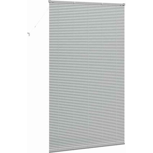 VidaXL Zavjesa za prozor sa zavjesama Ostalo Srebrna 135 x 220 cm Aluminij Slike