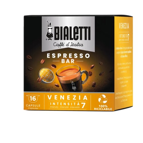 Bialetti Venezia Gioia kompatibilne kapsule za espresso kavo, 16 kapsul Cene