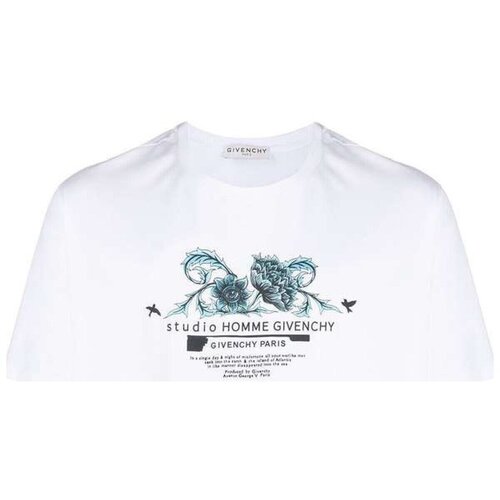 Givenchy Majice s kratkimi rokavi BM70Y33002 Bela Cene