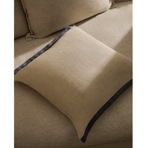 Kave Home Lanena prevleka za blazino 50x50 cm Suerta &amp;ndash; Slike