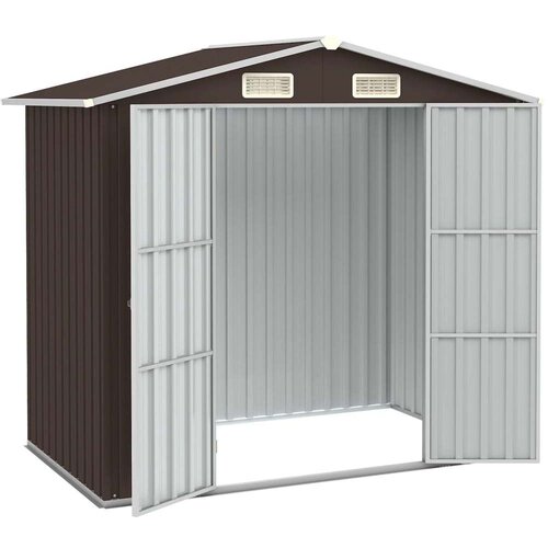  Vrtna lopa rjava 205x129x183 cm pocinkano jeklo - - Rjava - 37.88 - N/A - 2025-vidaXL-TOPSELLER Slike