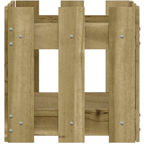  Vrtna sadilica s izgledom 30x30x30 cm impregnirana borovina Slike