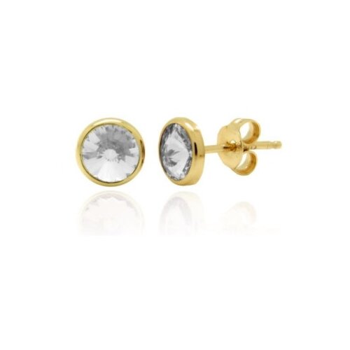 Victoria Cruz basic crystal gold mindju&amp;scaron;e sa swarovski kristalom ( a3331-07dt ) Slike