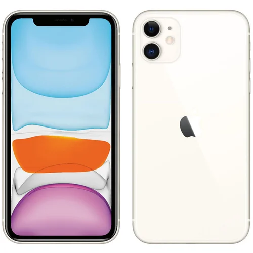 Apple Obnovljeno - znaki rabe - iPhone 11 bel 128 GB 4 GB ram dual sim - vidne oznake uporabe obnovljeno, (21561708)