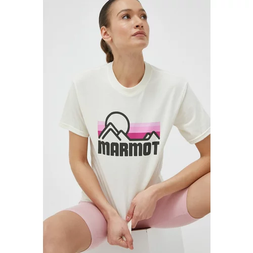 Marmot Majica kratkih rukava za žene, boja: bež