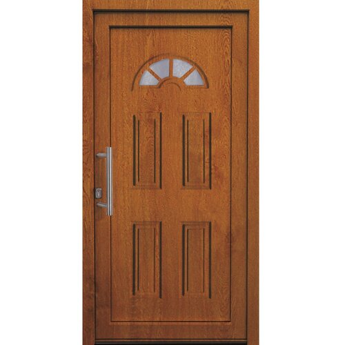 vhodna vrata iz umetne mase K001 golden oak 110 cm x 210 cm levo odpiranje Cene
